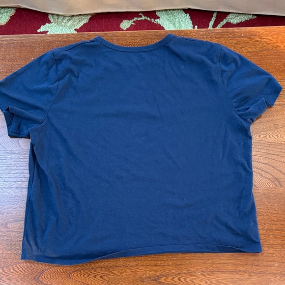 Under Armour Women’s Project Rock Navy T-Shirt Large - Picture 7 of 9